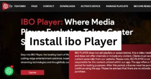 install ibo player in the uae